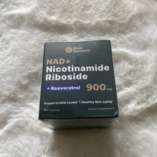 NAD+ Supplement  Anti-Aging Energy Focus & Nicotinamide Riboside Resveratrol