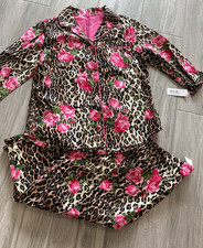 Nick Nora JUNGLE LEOPARD Pajamas SZ XXLarge NWT RARE