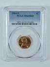 1954-S Lincoln Wheat Cent MS65 RD PCGS Blue Label *4488