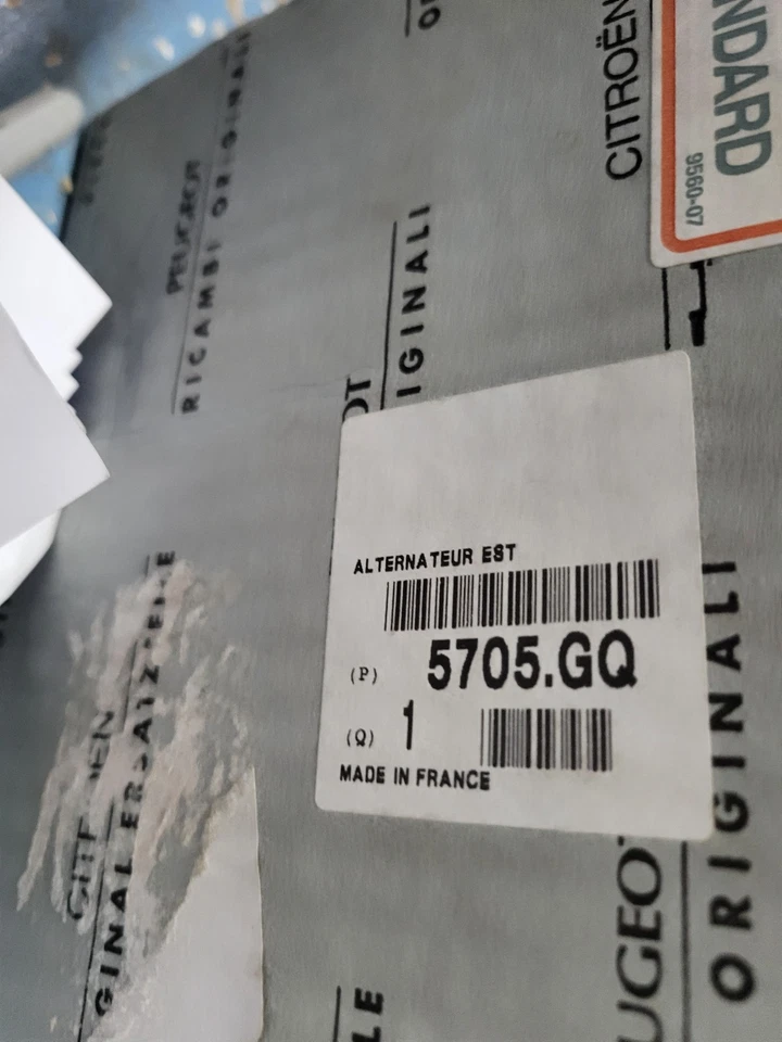 GENUINE NEW CITROEN / PEUGEOT VARIOUS MODELS ALTERNATOR 5705GQ - Image 4 of 4