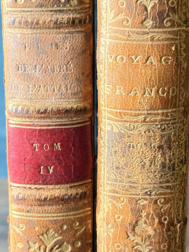 1757 & 1790 French Books w/ Corbeau de Vaulserre Noble Armorial Bookplate Rare - Image 2 of 4