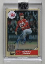 2022 Clearly Authentic 1987 Topps Baseball Sonny Gray #87TBA-SG Auto 0hw6