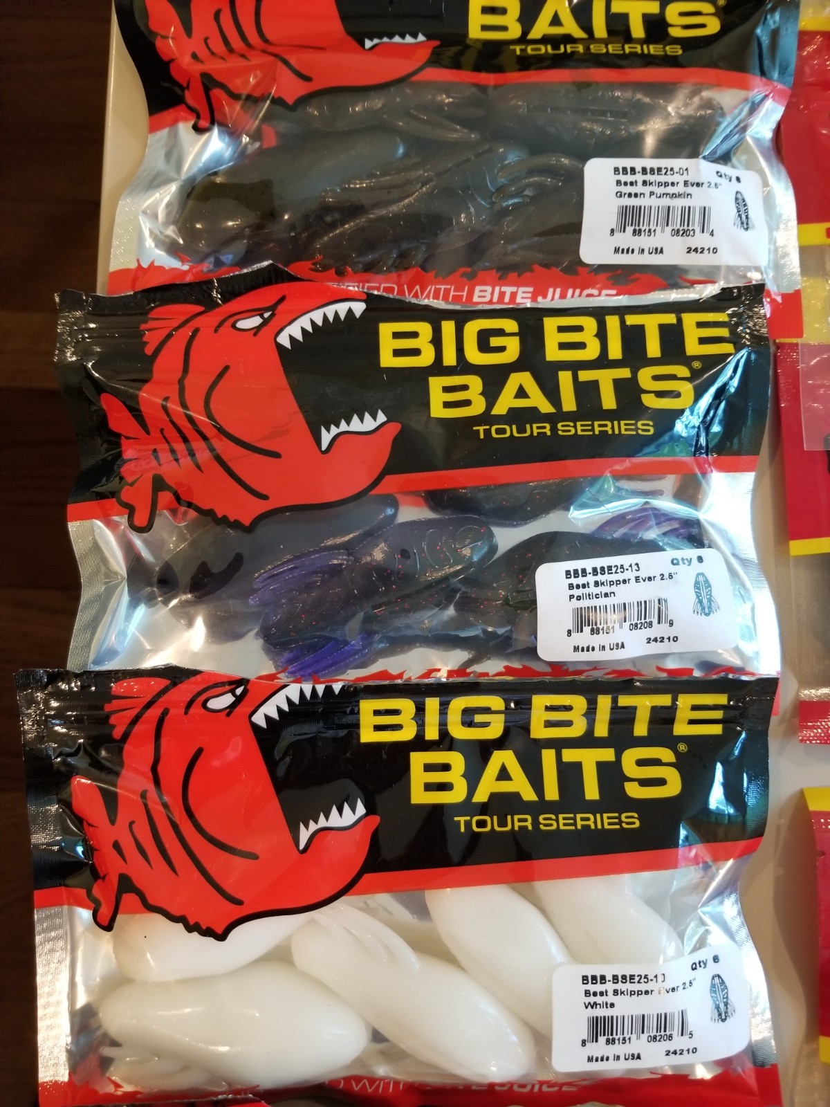 Huge Big Bite Baits Lures Bundle - Creatures, Tubes, Dropshots and More!