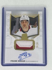 2024-25 UD The Cup GOLD The NHL Collection Rookie Patch Auto FRANK NAZAR /25 RC