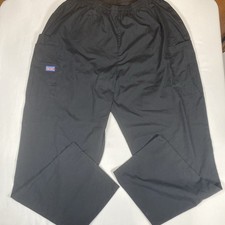 Cherokee Women's Elastic Waist Utility Scrub Pant 4200 XL Black Scrubs Bottoms