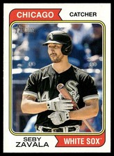 2023 Topps Heritage Seby Zavala #596