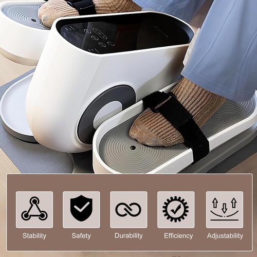 Under Desk Elliptical Traction Straps for Seniors - Enhanced Stability & Comfort - Picture 5 of 8