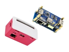 Waveshare PoE Ethernet USB HUB HAT with Box ABX Case for Raspberry Pi Zero/Ze...