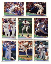 Lot Of (13) 1994 Topps Baseball Cards - New York Mets
