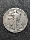 1921-S Silver Walking Liberty Half Dollar! - Key Date! - Cleaned - Ships Free!