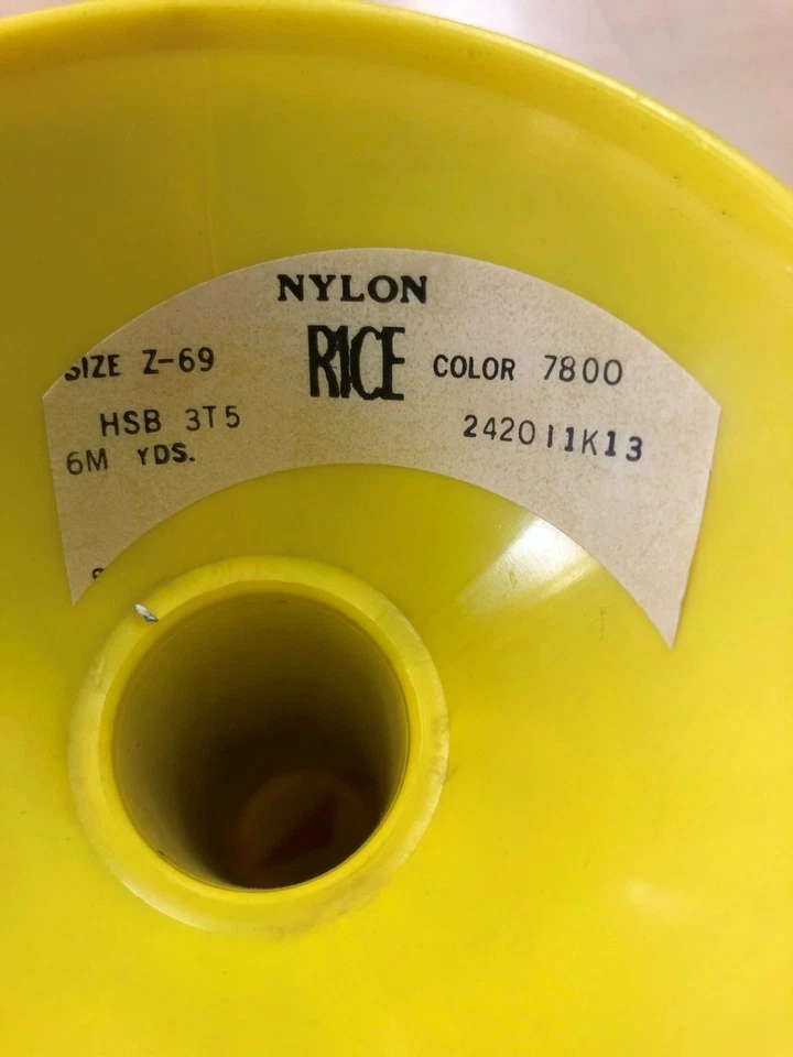 TEX 70 RICE VARIEGATED MULTI-COLOR BROWN CREAM #7800 16OZ NYLON THREAD - Image 4 of 4