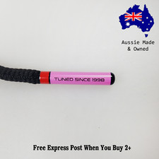 TN Laces Tuned Since 1998 Replacement 130cm Black Max Plus Air Pair Shoe Pink