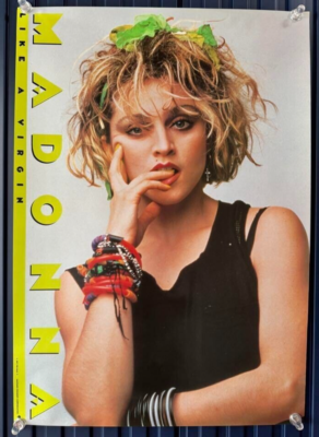 MADONNA / Like a Virgin 1984 Japan Original Promo Poster B2
