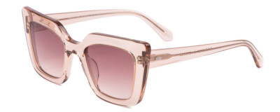 SITO SHADES CULT VISION Cateye Sunglasses in Pink Crystal/Rosewood Gradient 51mm