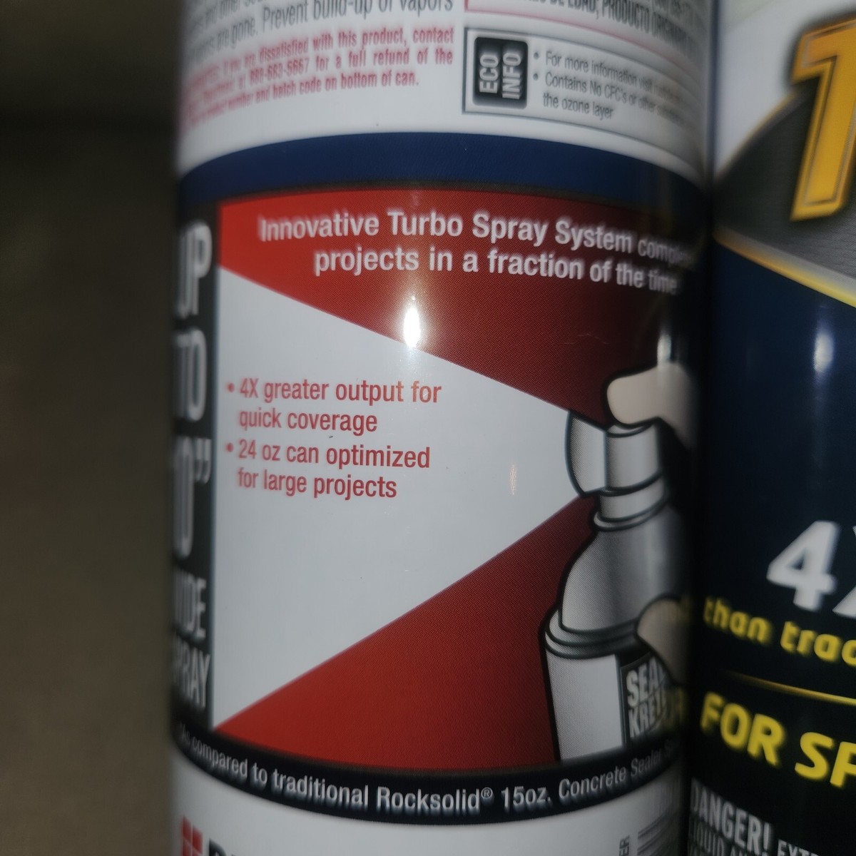 RUST-OLEUM 4x Seal-Krete 357925 Wet Look Turbo Concrete Sealer