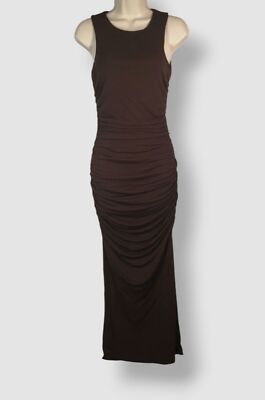 carolina herrera brown dress 1950s Sweetheart Plaid Patchwork Dress