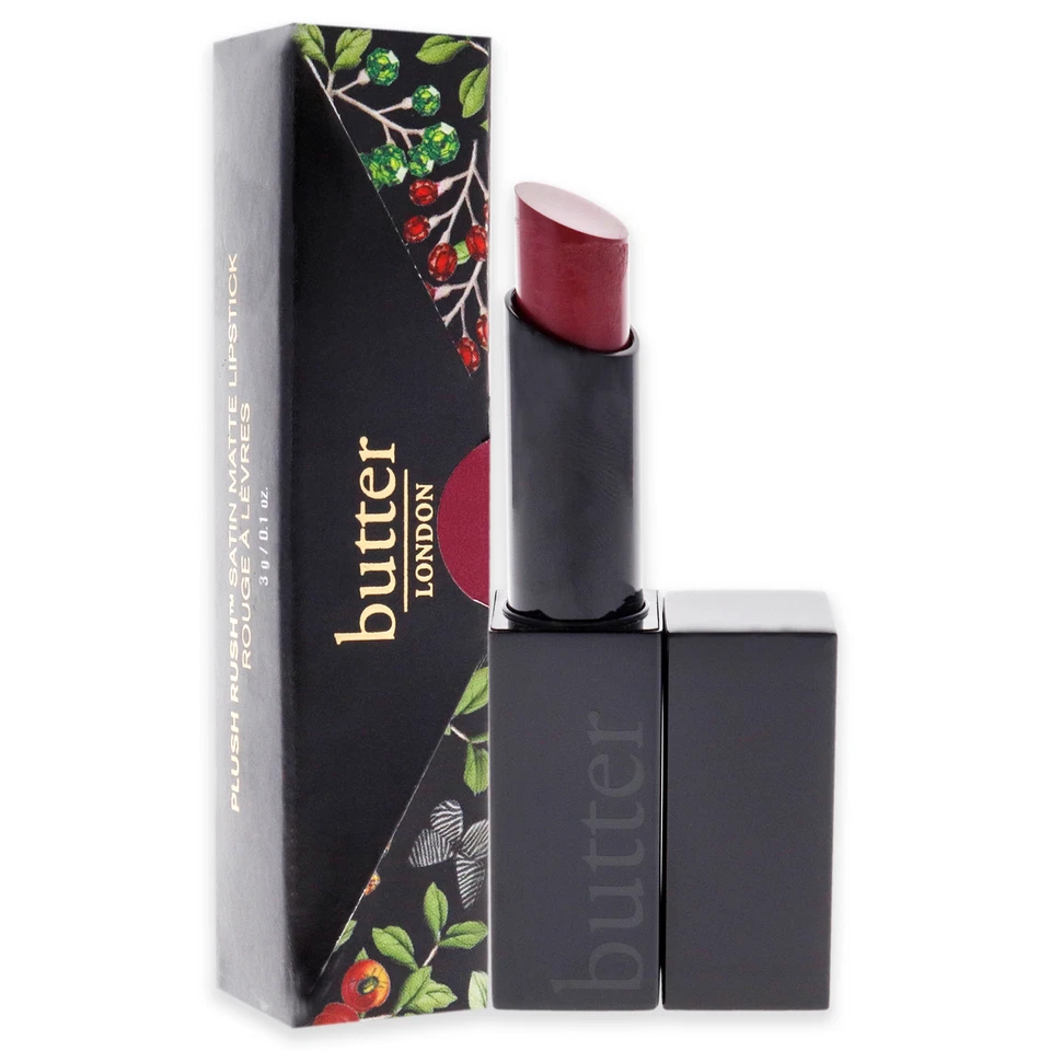 Lápiz labial mate satinado Plush Rush - Charmed by Butter London para mujer - 0,1 oz Foto 3 de 4