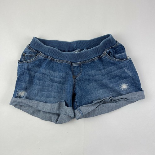 Motherhood Maternity Jean Shorts Womens 