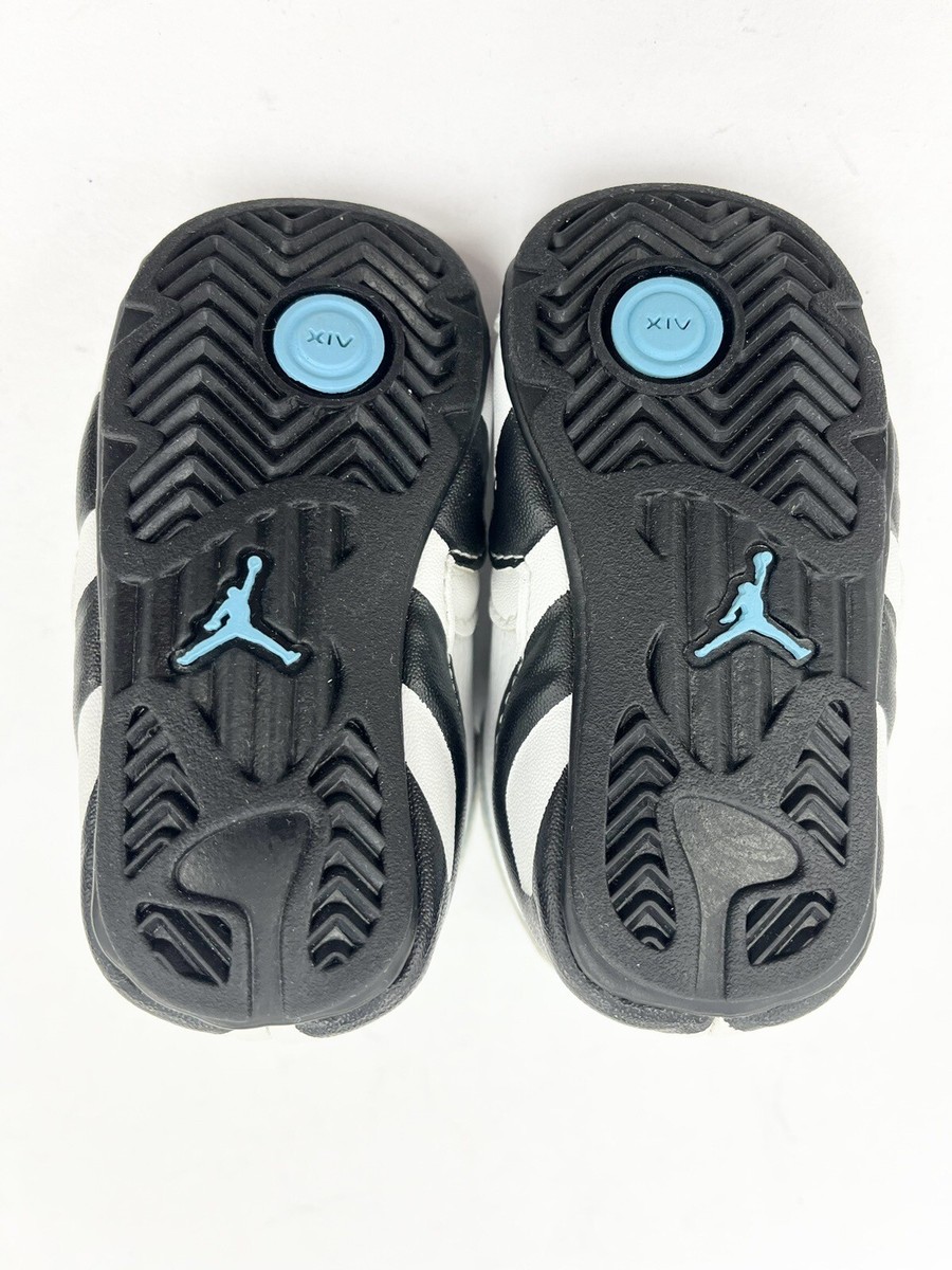デッドストック JORDAN 14 RETRO ビーニー付 ベビージョーダン 1998 Vintage Baby Jordan XIV White Black Oxidized Green
