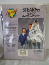 NWT Youth Stearns Rain Jacket/ Size Small