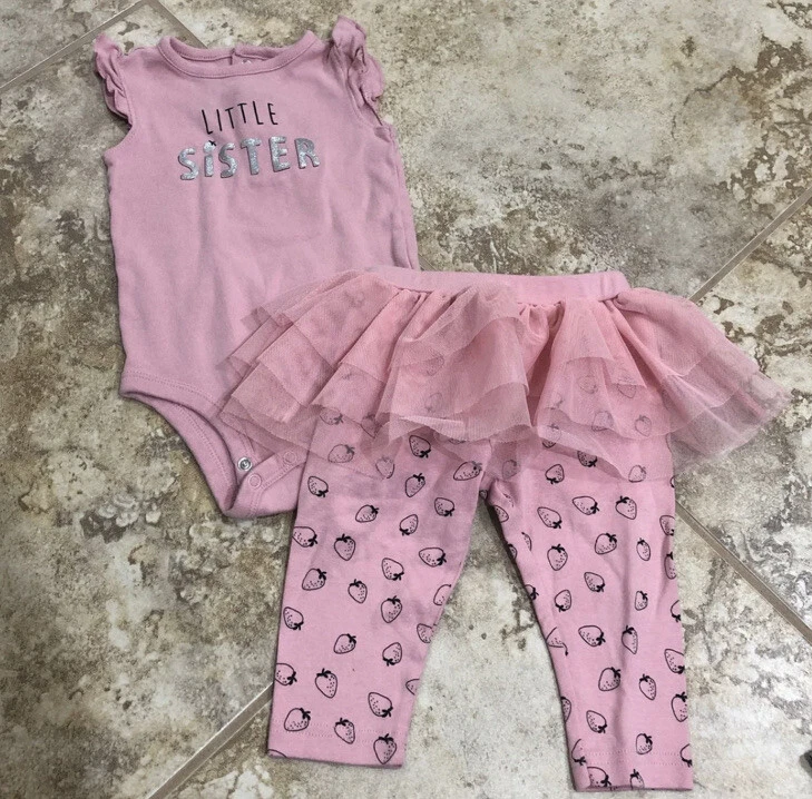 Carter's little shop sister outfit