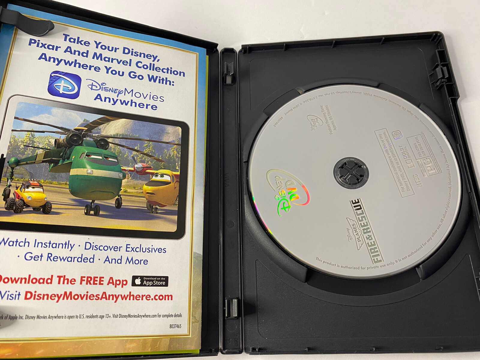 Disney Planes Fire and Rescue 2014 DVD