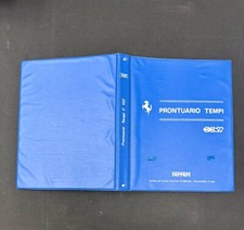 Factory Original Ferrari Bb512 1981 Prontuario Tempi F 102