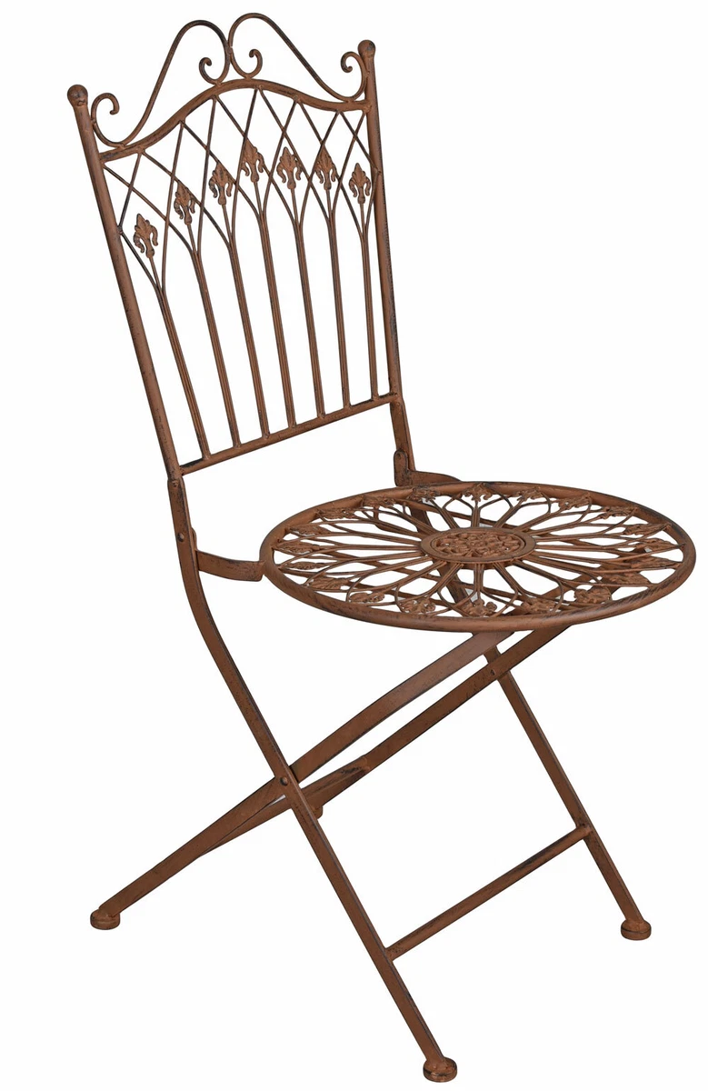 Metal Chair Folding Chair Kitchen Chair Antique Steel Chair Garden Chair Patio
