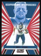 2021 Score JJ Watt Game Face Insert Red Parallel Houston Texans #GF4