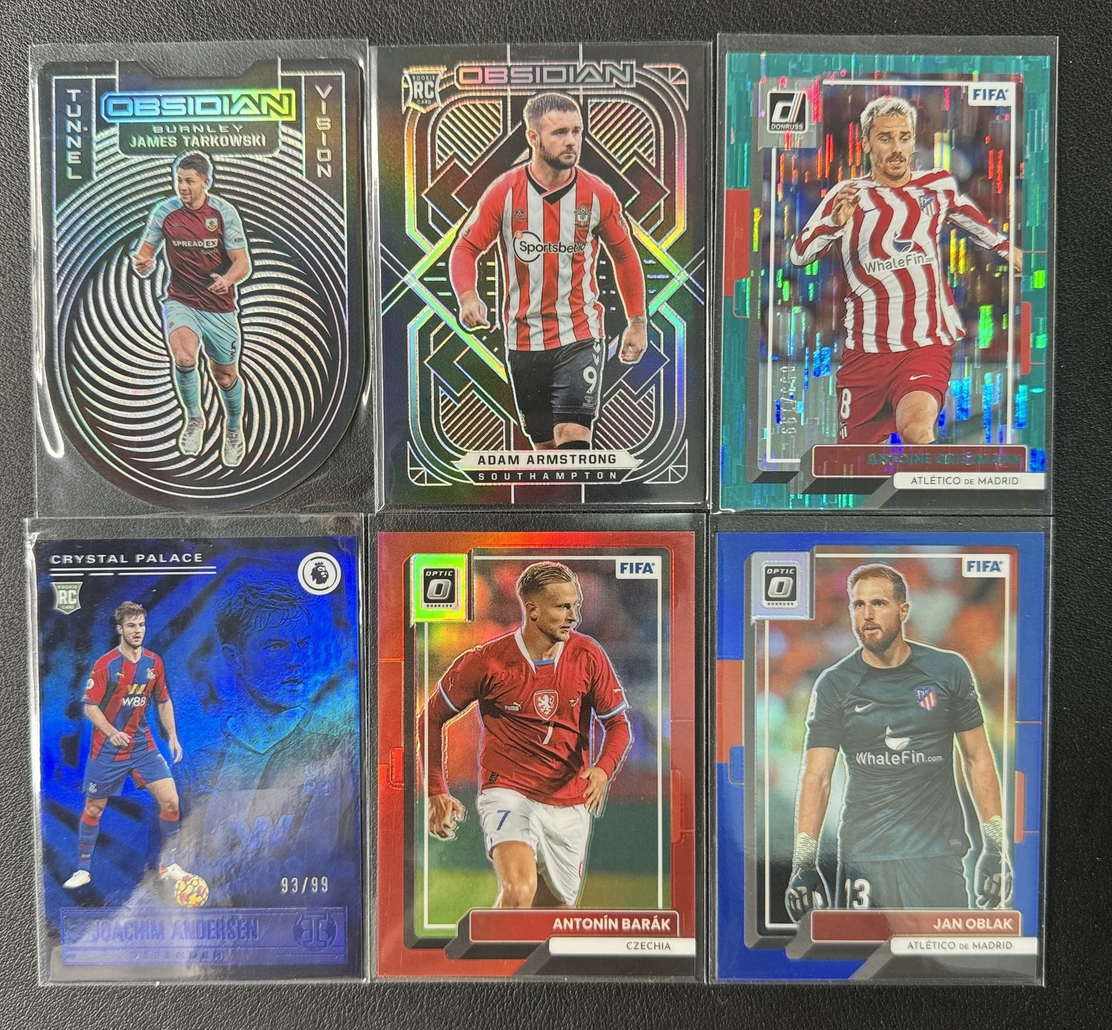 2021-22 Obsidian James Tarkowski Tunnel Vision /99 LOT*6 SW1NG