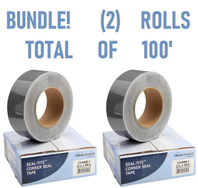 #ad NIB 2 Dicor Products CS200B 1 Seal Tite Corner Seal Tape 2quot; x 50#x27; FREE Ship $24.99