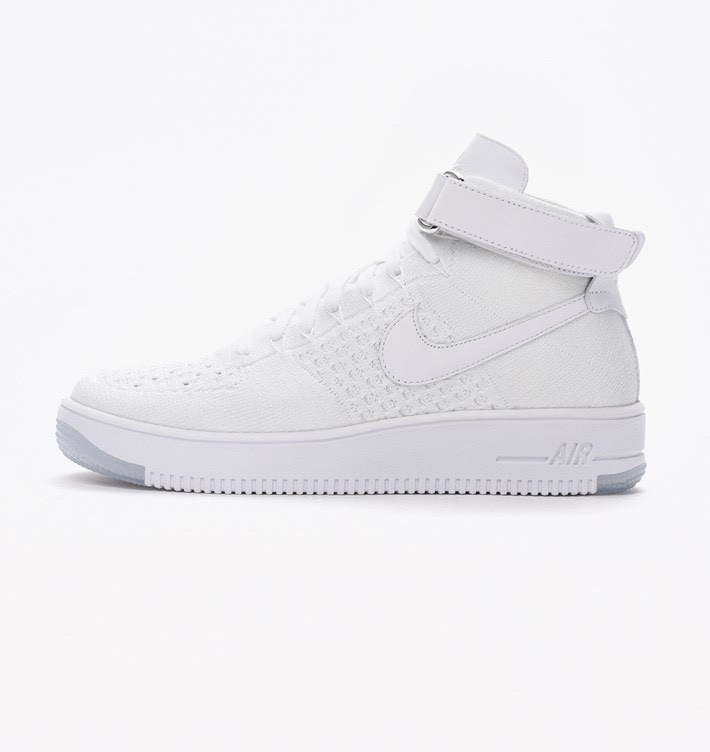 Size 15 Nike Air Force Ultra Flyknit Mid White for sale online