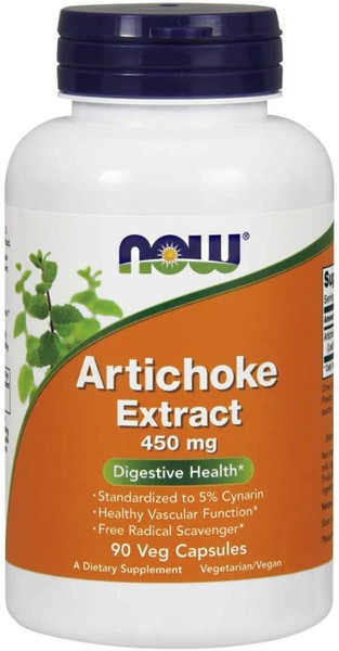 Now Foods, Artichoke Extract, Digestiv 450Mg 90 Veg. Kapseln Super Preis-image