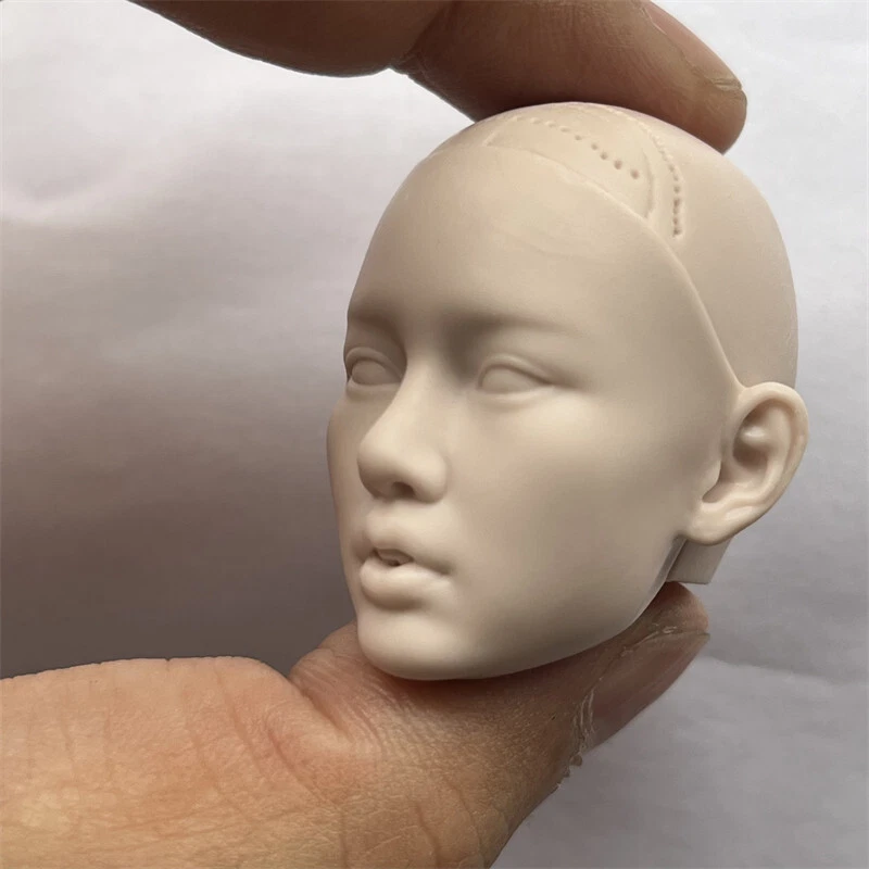 Figura de 12" escala 1/6 The Girl Group sin pelo Lisa Heard cabeza esculpida ajuste sin pintar Foto 3 de 3