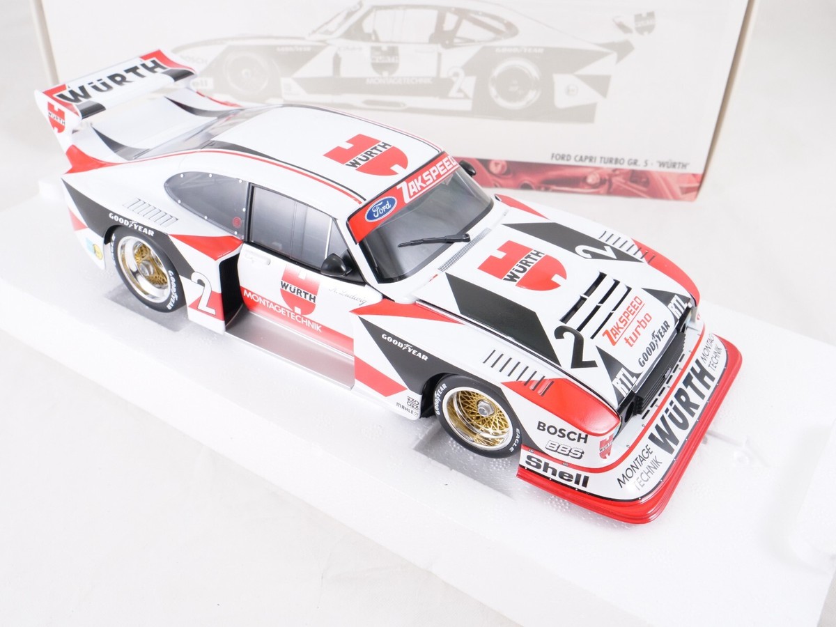 ミニチャンプス 1/18 フォード カプリ ターボ GR.5 レッド 1979 / ミニカー