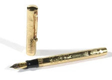 PRL) SHEAFFER COMMEMORATIVE GOLD FOUNTAIN PEN 18K LIMITED EDITION