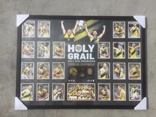 RICHMOND TIGERS - HOLY GRAIL PREMIERSHIP SPORTS PRINT AFL APPROVED GOLD FOILING
