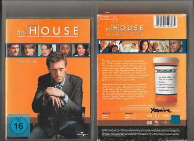 DVD Dr. House Staffel 2 FSK 16  6-Disc