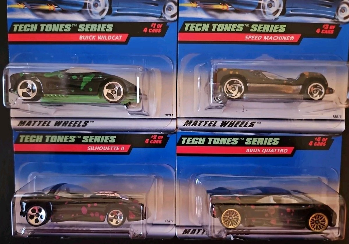 1997 Hot Wheels Tech Tones Series Complete Set #1-4 NIP (B1) | eBay