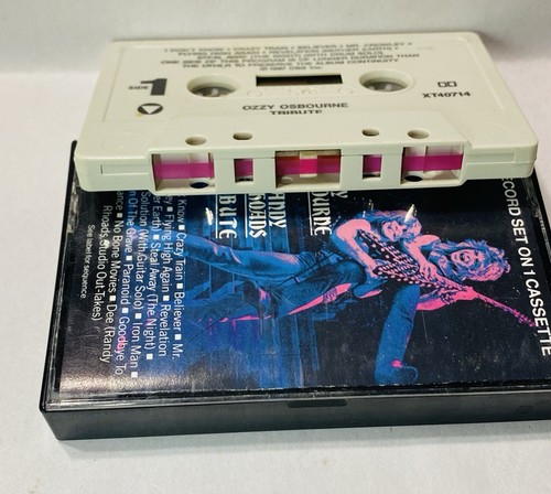 Ozzy Osbourne Randy Rhoads Tribute Cassette Tape 1987 Album Heavy Metal - Picture 3 of 4