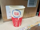 Vintage Coca-Cola Coke Wax Paper Cup happy birthday America 1976