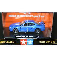 Tamiya 1/64 Collector's Club Skyline GT-R V Spec II R34 Finished Product  9222