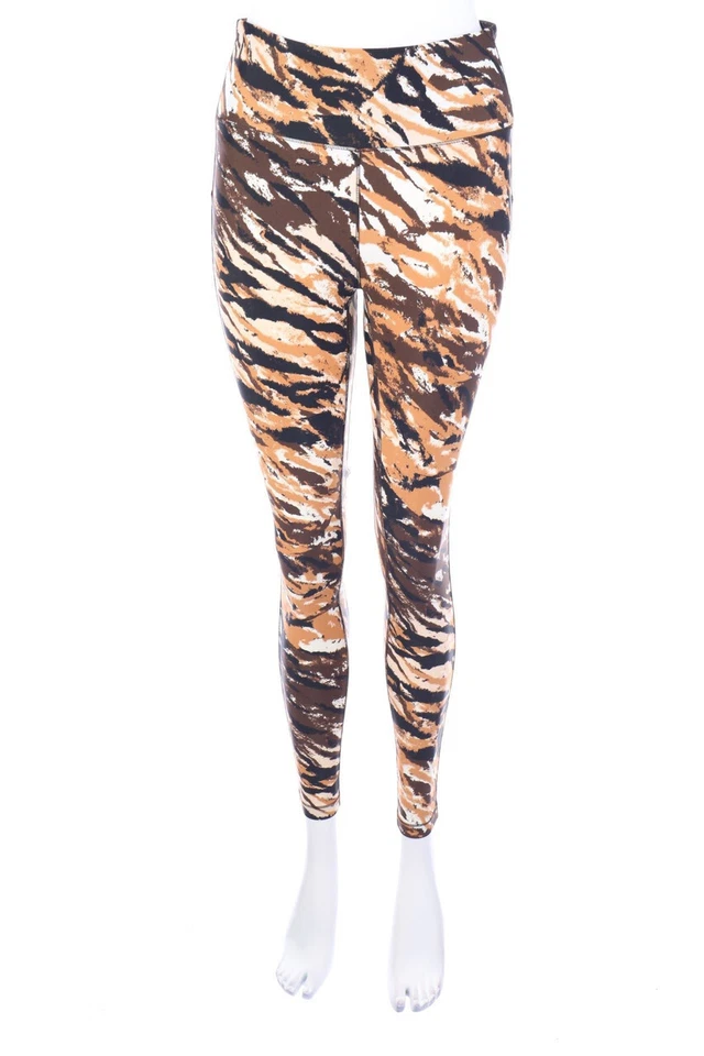casall Leggings Sport Fitness Workout Animal Print D 38 Braun