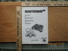 nintendo 64 instruction booklet 1998