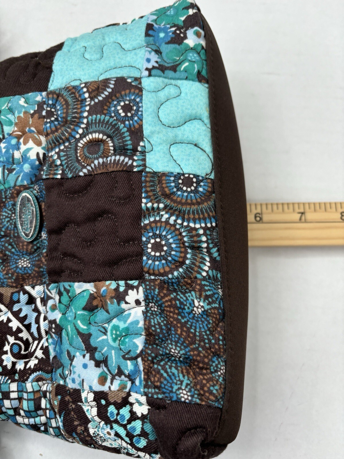 Donna Sharp Patchwork Crossbody Purse Multicolor … - image 11