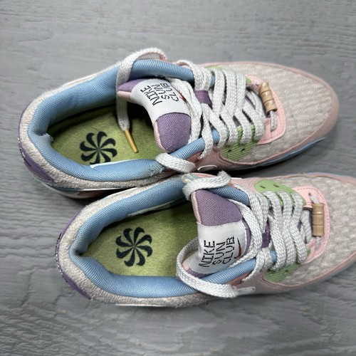 Nike Sun Club Shoes Womens 9.5 Pink Blue Sneakers Airmax Casual Athletic - Picture 3 of 16