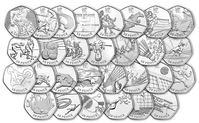 Cheap 50p Coins & RARE-COLLECTABLE-Kew gardens -Olympic 50p -BEATRIX ...