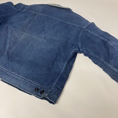 Vintage Lee 191-LB 48R Jelt Denim Jean Lined Work Chore Vintage Lee 191-LB 48R Jelt Denim Jean Lined Work Chore