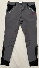 QHP Positive Pants Breeches Size XL 33x27 Stretchy Horse Riding