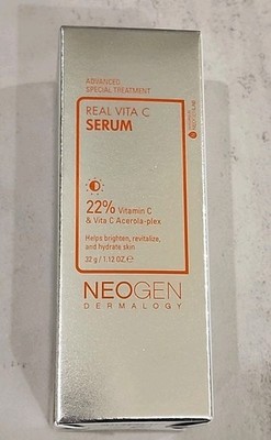 Neogen Dermalogy Real Vita C (22%) Serum New Sealed Box 1.12 oz/32g